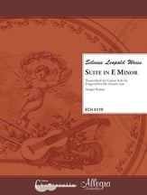 Suite in E Minor Guitar and Fretted sheet music cover